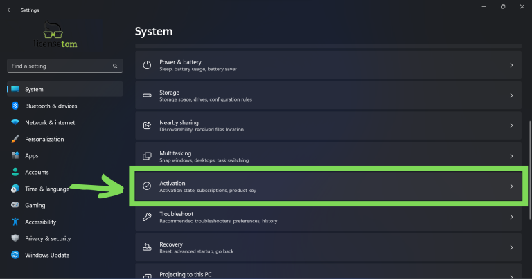 Activate Key Windows Activation - License Tom